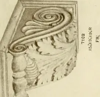 An illustration from Catalog of Capitals, brackets and compo ornament for exterior and interior decoration (1900)