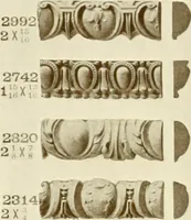 An illustration from Catalog of Capitals, brackets and compo ornament for exterior and interior decoration (1900)