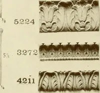 An illustration from Catalog of Capitals, brackets and compo ornament for exterior and interior decoration (1900)