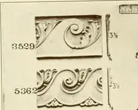 An illustration from Catalog of Capitals, brackets and compo ornament for exterior and interior decoration (1900)