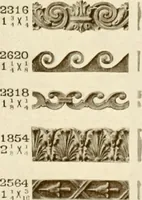An illustration from Catalog of Capitals, brackets and compo ornament for exterior and interior decoration (1900)