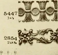 An illustration from Catalog of Capitals, brackets and compo ornament for exterior and interior decoration (1900)