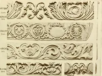 An illustration from Catalog of Capitals, brackets and compo ornament for exterior and interior decoration (1900)