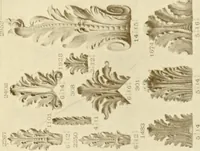 An illustration from Catalog of Capitals, brackets and compo ornament for exterior and interior decoration (1900)