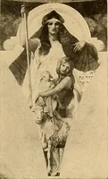 An illustration from Catalog of large carbon photographs, photogravures, engravings, etchings and copper-plate paintings in the educational art exhibitions of A.W. Elson & Company with a list of other pictures recommended for school, library, and home decoration (1910)