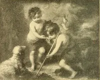 An illustration from Catalog of large carbon photographs, photogravures, engravings, etchings and copper-plate paintings in the educational art exhibitions of A.W. Elson & Company with a list of other pictures recommended for school, library, and home decoration (1910)