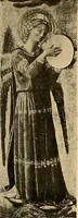 An illustration from Catalog of large carbon photographs, photogravures, engravings, etchings and copper-plate paintings in the educational art exhibitions of A.W. Elson & Company with a list of other pictures recommended for school, library, and home decoration (1910)