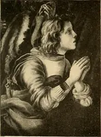 An illustration from Catalog of large carbon photographs, photogravures, engravings, etchings and copper-plate paintings in the educational art exhibitions of A.W. Elson & Company with a list of other pictures recommended for school, library, and home decoration (1910)