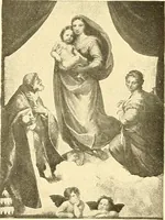 An illustration from Catalog of large carbon photographs, photogravures, engravings, etchings and copper-plate paintings in the educational art exhibitions of A.W. Elson & Company with a list of other pictures recommended for school, library, and home decoration (1910)