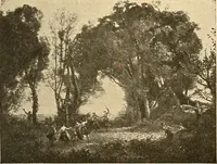 An illustration from Catalog of large carbon photographs, photogravures, engravings, etchings and copper-plate paintings in the educational art exhibitions of A.W. Elson & Company with a list of other pictures recommended for school, library, and home decoration (1910)