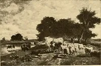 An illustration from Catalog of large carbon photographs, photogravures, engravings, etchings and copper-plate paintings in the educational art exhibitions of A.W. Elson & Company with a list of other pictures recommended for school, library, and home decoration (1910)