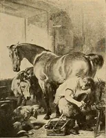 An illustration from Catalog of large carbon photographs, photogravures, engravings, etchings and copper-plate paintings in the educational art exhibitions of A.W. Elson & Company with a list of other pictures recommended for school, library, and home decoration (1910)