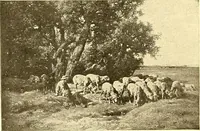 An illustration from Catalog of large carbon photographs, photogravures, engravings, etchings and copper-plate paintings in the educational art exhibitions of A.W. Elson & Company with a list of other pictures recommended for school, library, and home decoration (1910)