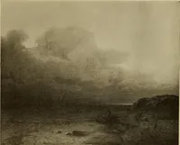 An illustration from Catalog of paintings by eminent American old masters : and by some of the prominent living American artists, from the collection of Young's Art Galleries (1918)