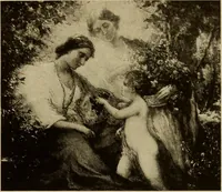 An illustration from Catalog of paintings by eminent American old masters : and by some of the prominent living American artists, from the collection of Young's Art Galleries (1918)