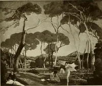 An illustration from Catalogue de luxe of the Department of Fine Arts, Panama-Pacific International Exposition (1915)