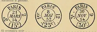 Picture 2 of 10 from Catalogue descriptif de toutes les marques postales de la France : inscriptions, timbres a main, et obliterations ... avec des prix de vente pour les collections (1902), leaf 58