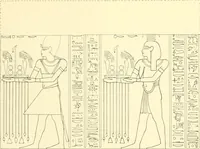 Picture 119 of 543 from Catalogue des monuments et inscriptions de l'Égypte antique / publié sous les auspices de S.A. Abbas II Helmi par la direction générale du Service des antiquités [de l'Égypte] ; par J. de Morgan, U. Bouriant, G. Legrain, G. Jéquier, A. Barsanti (1894), leaf 103