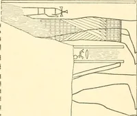 An illustration from Catalogue des monuments et inscriptions de l'Égypte antique / publié sous les auspices de S.A. Abbas II Helmi par la direction générale du Service des antiquités [de l'Égypte] ; par J. de Morgan, U. Bouriant, G. Legrain, G. Jéquier, A. Barsanti (1894)
