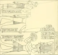 Picture 168 of 543 from Catalogue des monuments et inscriptions de l'Égypte antique / publié sous les auspices de S.A. Abbas II Helmi par la direction générale du Service des antiquités [de l'Égypte] ; par J. de Morgan, U. Bouriant, G. Legrain, G. Jéquier, A. Barsanti (1894), leaf 135