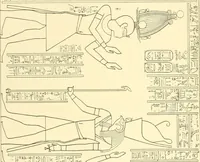 Picture 181 of 543 from Catalogue des monuments et inscriptions de l'Égypte antique / publié sous les auspices de S.A. Abbas II Helmi par la direction générale du Service des antiquités [de l'Égypte] ; par J. de Morgan, U. Bouriant, G. Legrain, G. Jéquier, A. Barsanti (1894), leaf 149