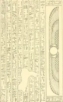 An illustration from Catalogue des monuments et inscriptions de l'Égypte antique / publié sous les auspices de S.A. Abbas II Helmi par la direction générale du Service des antiquités [de l'Égypte] ; par J. de Morgan, U. Bouriant, G. Legrain, G. Jéquier, A. Barsanti (1894)