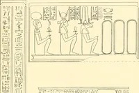 Picture 219 of 543 from Catalogue des monuments et inscriptions de l'Égypte antique / publié sous les auspices de S.A. Abbas II Helmi par la direction générale du Service des antiquités [de l'Égypte] ; par J. de Morgan, U. Bouriant, G. Legrain, G. Jéquier, A. Barsanti (1894), leaf 176