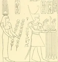 Picture 243 of 543 from Catalogue des monuments et inscriptions de l'Égypte antique / publié sous les auspices de S.A. Abbas II Helmi par la direction générale du Service des antiquités [de l'Égypte] ; par J. de Morgan, U. Bouriant, G. Legrain, G. Jéquier, A. Barsanti (1894), leaf 195