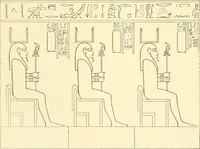 Picture 267 of 543 from Catalogue des monuments et inscriptions de l'Égypte antique / publié sous les auspices de S.A. Abbas II Helmi par la direction générale du Service des antiquités [de l'Égypte] ; par J. de Morgan, U. Bouriant, G. Legrain, G. Jéquier, A. Barsanti (1894), leaf 209