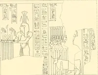 Picture 271 of 543 from Catalogue des monuments et inscriptions de l'Égypte antique / publié sous les auspices de S.A. Abbas II Helmi par la direction générale du Service des antiquités [de l'Égypte] ; par J. de Morgan, U. Bouriant, G. Legrain, G. Jéquier, A. Barsanti (1894), leaf 214