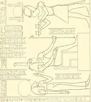 Picture 281 of 543 from Catalogue des monuments et inscriptions de l'Égypte antique / publié sous les auspices de S.A. Abbas II Helmi par la direction générale du Service des antiquités [de l'Égypte] ; par J. de Morgan, U. Bouriant, G. Legrain, G. Jéquier, A. Barsanti (1894), leaf 222