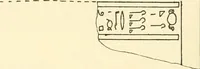 An illustration from Catalogue des monuments et inscriptions de l'Égypte antique / publié sous les auspices de S.A. Abbas II Helmi par la direction générale du Service des antiquités [de l'Égypte] ; par J. de Morgan, U. Bouriant, G. Legrain, G. Jéquier, A. Barsanti (1894)