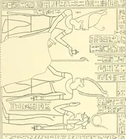 An illustration from Catalogue des monuments et inscriptions de l'Égypte antique / publié sous les auspices de S.A. Abbas II Helmi par la direction générale du Service des antiquités [de l'Égypte] ; par J. de Morgan, U. Bouriant, G. Legrain, G. Jéquier, A. Barsanti (1894)