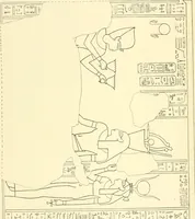 An illustration from Catalogue des monuments et inscriptions de l'Égypte antique / publié sous les auspices de S.A. Abbas II Helmi par la direction générale du Service des antiquités [de l'Égypte] ; par J. de Morgan, U. Bouriant, G. Legrain, G. Jéquier, A. Barsanti (1894)