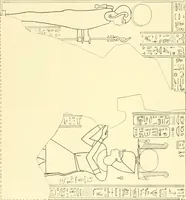 An illustration from Catalogue des monuments et inscriptions de l'Égypte antique / publié sous les auspices de S.A. Abbas II Helmi par la direction générale du Service des antiquités [de l'Égypte] ; par J. de Morgan, U. Bouriant, G. Legrain, G. Jéquier, A. Barsanti (1894)