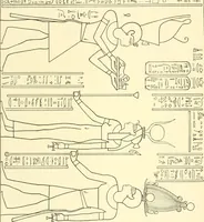 An illustration from Catalogue des monuments et inscriptions de l'Égypte antique / publié sous les auspices de S.A. Abbas II Helmi par la direction générale du Service des antiquités [de l'Égypte] ; par J. de Morgan, U. Bouriant, G. Legrain, G. Jéquier, A. Barsanti (1894)