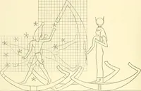 An illustration from Catalogue des monuments et inscriptions de l'Égypte antique / publié sous les auspices de S.A. Abbas II Helmi par la direction générale du Service des antiquités [de l'Égypte] ; par J. de Morgan, U. Bouriant, G. Legrain, G. Jéquier, A. Barsanti (1894)
