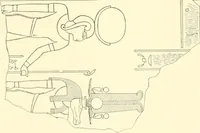 An illustration from Catalogue des monuments et inscriptions de l'Égypte antique / publié sous les auspices de S.A. Abbas II Helmi par la direction générale du Service des antiquités [de l'Égypte] ; par J. de Morgan, U. Bouriant, G. Legrain, G. Jéquier, A. Barsanti (1894)