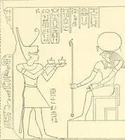 Picture 370 of 543 from Catalogue des monuments et inscriptions de l'Égypte antique / publié sous les auspices de S.A. Abbas II Helmi par la direction générale du Service des antiquités [de l'Égypte] ; par J. de Morgan, U. Bouriant, G. Legrain, G. Jéquier, A. Barsanti (1894), leaf 293