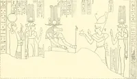 An illustration from Catalogue des monuments et inscriptions de l'Égypte antique / publié sous les auspices de S.A. Abbas II Helmi par la direction générale du Service des antiquités [de l'Égypte] ; par J. de Morgan, U. Bouriant, G. Legrain, G. Jéquier, A. Barsanti (1894)