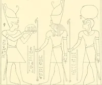 Picture 376 of 543 from Catalogue des monuments et inscriptions de l'Égypte antique / publié sous les auspices de S.A. Abbas II Helmi par la direction générale du Service des antiquités [de l'Égypte] ; par J. de Morgan, U. Bouriant, G. Legrain, G. Jéquier, A. Barsanti (1894), leaf 296