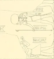 An illustration from Catalogue des monuments et inscriptions de l'Égypte antique / publié sous les auspices de S.A. Abbas II Helmi par la direction générale du Service des antiquités [de l'Égypte] ; par J. de Morgan, U. Bouriant, G. Legrain, G. Jéquier, A. Barsanti (1894)