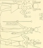 Picture 419 of 543 from Catalogue des monuments et inscriptions de l'Égypte antique / publié sous les auspices de S.A. Abbas II Helmi par la direction générale du Service des antiquités [de l'Égypte] ; par J. de Morgan, U. Bouriant, G. Legrain, G. Jéquier, A. Barsanti (1894), leaf 319