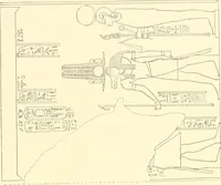 Picture 421 of 543 from Catalogue des monuments et inscriptions de l'Égypte antique / publié sous les auspices de S.A. Abbas II Helmi par la direction générale du Service des antiquités [de l'Égypte] ; par J. de Morgan, U. Bouriant, G. Legrain, G. Jéquier, A. Barsanti (1894), leaf 320