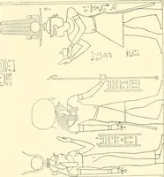Picture 422 of 543 from Catalogue des monuments et inscriptions de l'Égypte antique / publié sous les auspices de S.A. Abbas II Helmi par la direction générale du Service des antiquités [de l'Égypte] ; par J. de Morgan, U. Bouriant, G. Legrain, G. Jéquier, A. Barsanti (1894), leaf 320