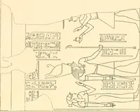 Picture 435 of 543 from Catalogue des monuments et inscriptions de l'Égypte antique / publié sous les auspices de S.A. Abbas II Helmi par la direction générale du Service des antiquités [de l'Égypte] ; par J. de Morgan, U. Bouriant, G. Legrain, G. Jéquier, A. Barsanti (1894), leaf 328