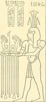 An illustration from Catalogue des monuments et inscriptions de l'Égypte antique / publié sous les auspices de S.A. Abbas II Helmi par la direction générale du Service des antiquités [de l'Égypte] ; par J. de Morgan, U. Bouriant, G. Legrain, G. Jéquier, A. Barsanti (1894)