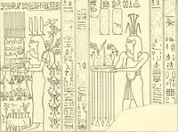 An illustration from Catalogue des monuments et inscriptions de l'Égypte antique / publié sous les auspices de S.A. Abbas II Helmi par la direction générale du Service des antiquités [de l'Égypte] ; par J. de Morgan, U. Bouriant, G. Legrain, G. Jéquier, A. Barsanti (1894)