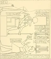Picture 474 of 543 from Catalogue des monuments et inscriptions de l'Égypte antique / publié sous les auspices de S.A. Abbas II Helmi par la direction générale du Service des antiquités [de l'Égypte] ; par J. de Morgan, U. Bouriant, G. Legrain, G. Jéquier, A. Barsanti (1894), leaf 353