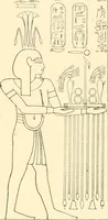 An illustration from Catalogue des monuments et inscriptions de l'Égypte antique / publié sous les auspices de S.A. Abbas II Helmi par la direction générale du Service des antiquités [de l'Égypte] ; par J. de Morgan, U. Bouriant, G. Legrain, G. Jéquier, A. Barsanti (1894)